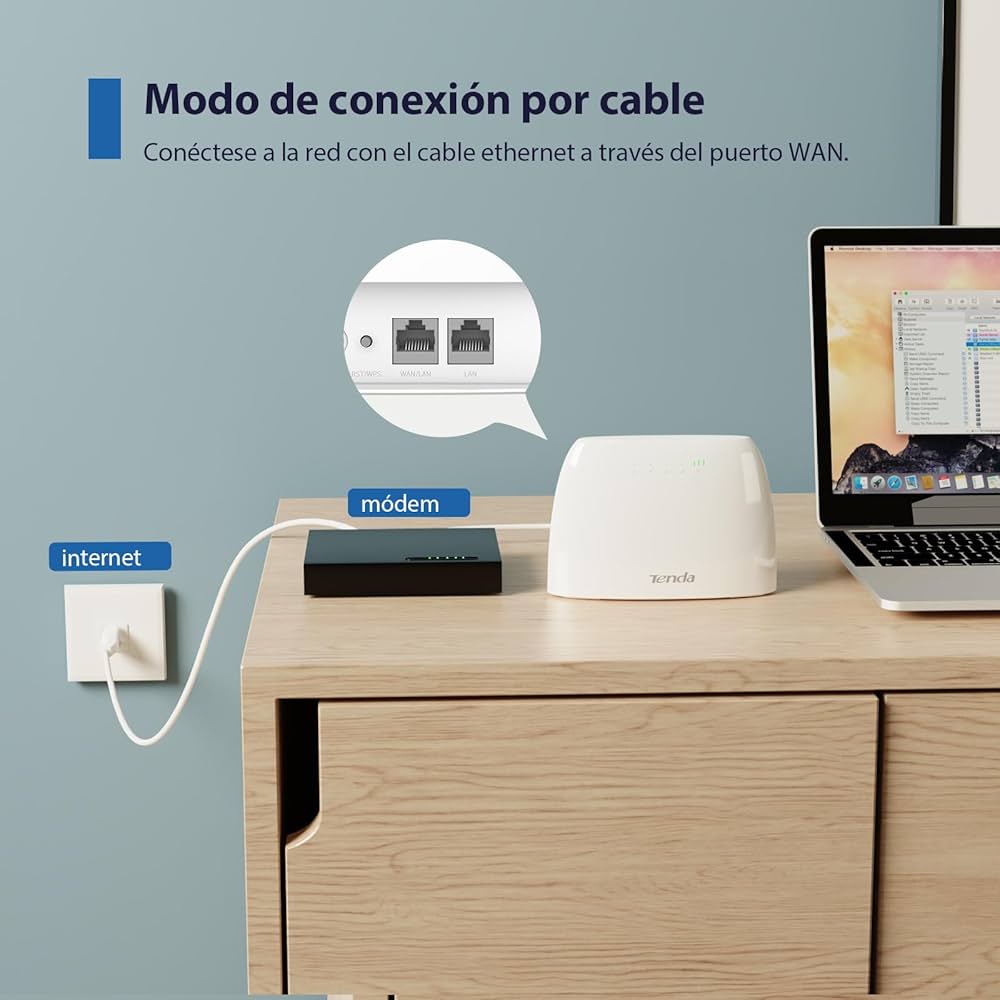 Tenda N300 wifi 4G LTE Router | راوتر تيندا N300 بتقنية WiFi و4G LTE