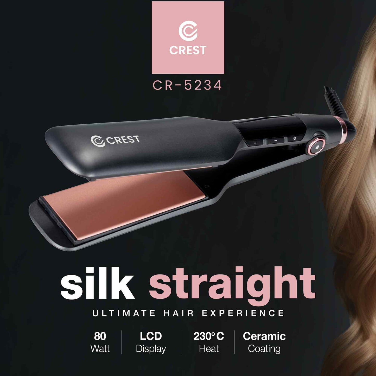 Ceramic Hair Straightener | مكواة شعر سيراميك