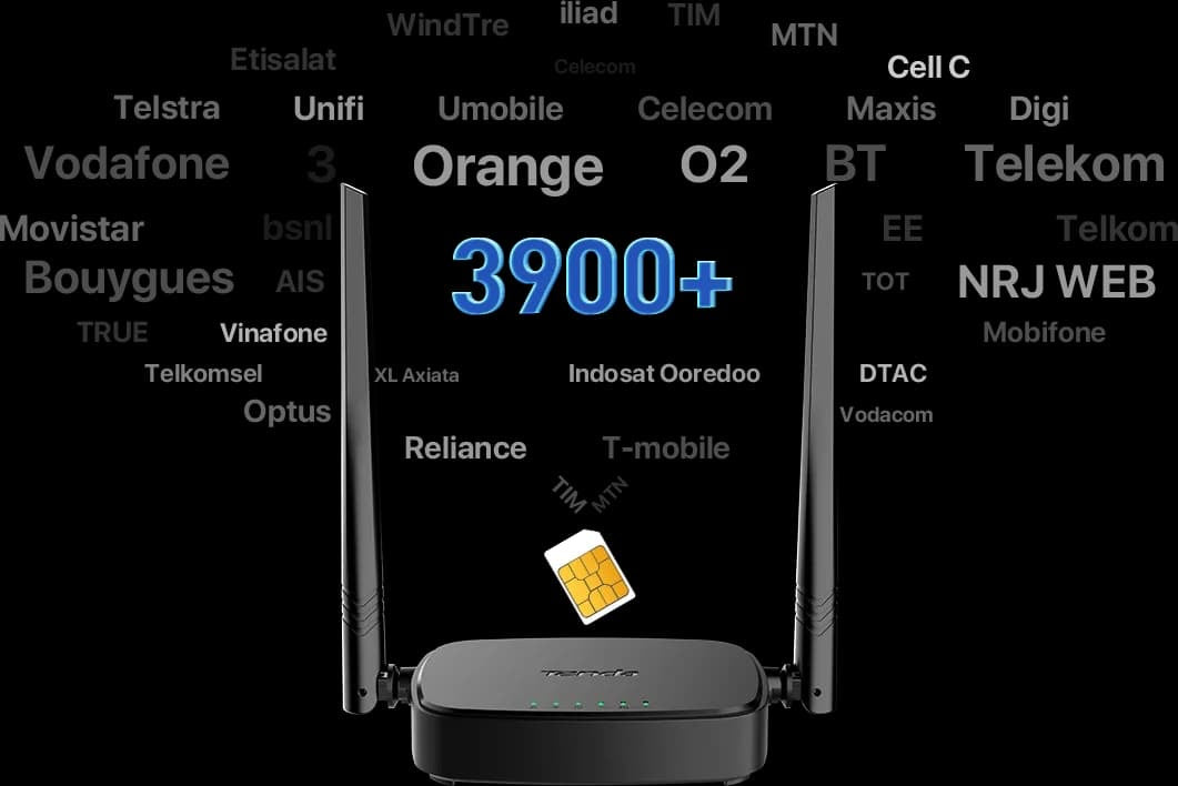 Tenda 4G03 Pro N300 Wi-Fi 4G LTE Router | راوتر تيندا برو